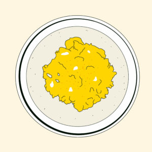 Les oeufs brouillés